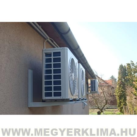 Dunakeszi, alsó, félreeső homlokzat – beüzemelt Gree Winter kültéri egységek